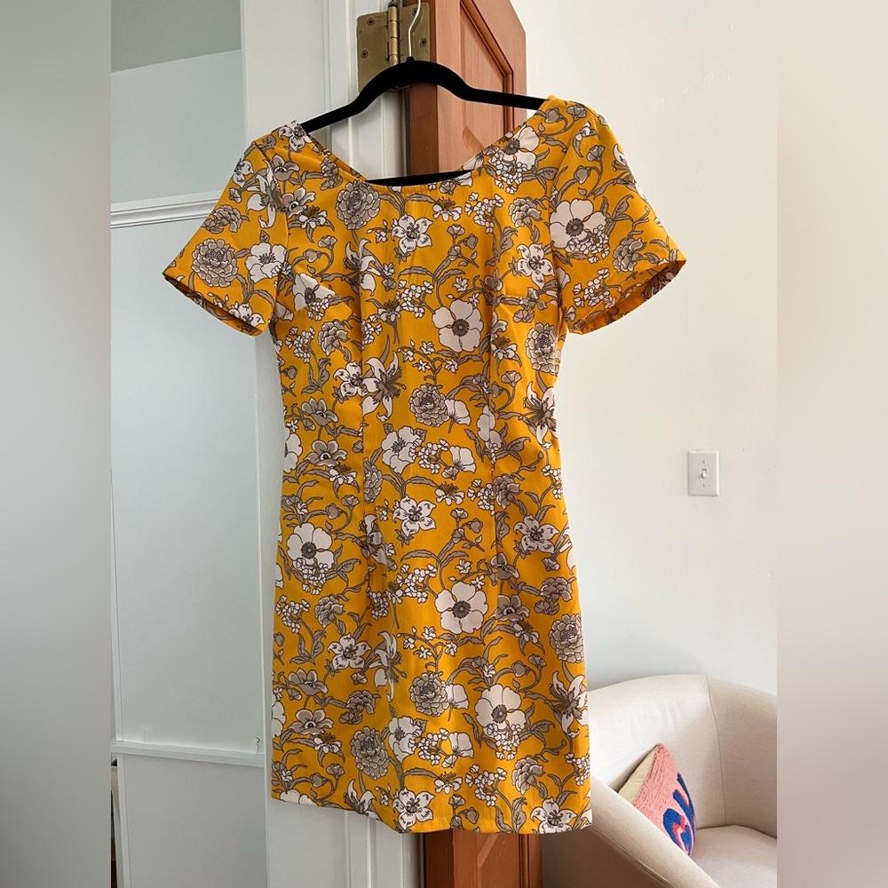 Hollister Mini Yellow Party Dress